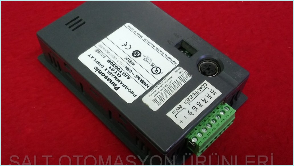 PANASONİC GT01 AIGT0030B PROGRAMMABLE DISPLAY TOUCH SCREEN HMI