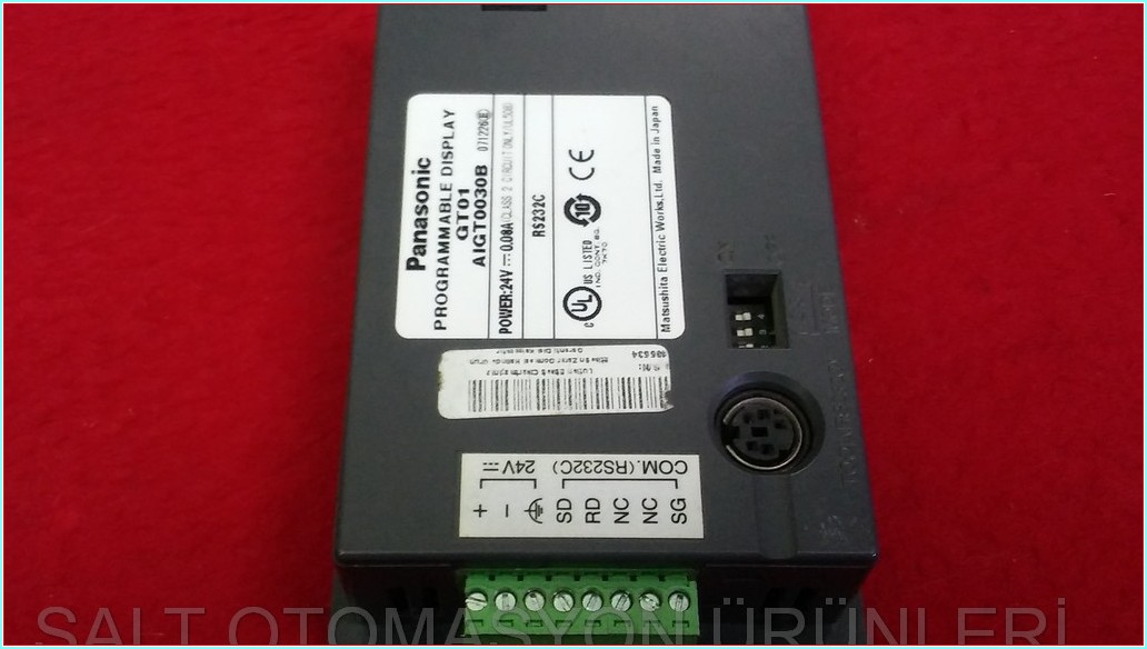 PANASONİC GT01 AIGT0030B PROGRAMMABLE DISPLAY TOUCH SCREEN HMI