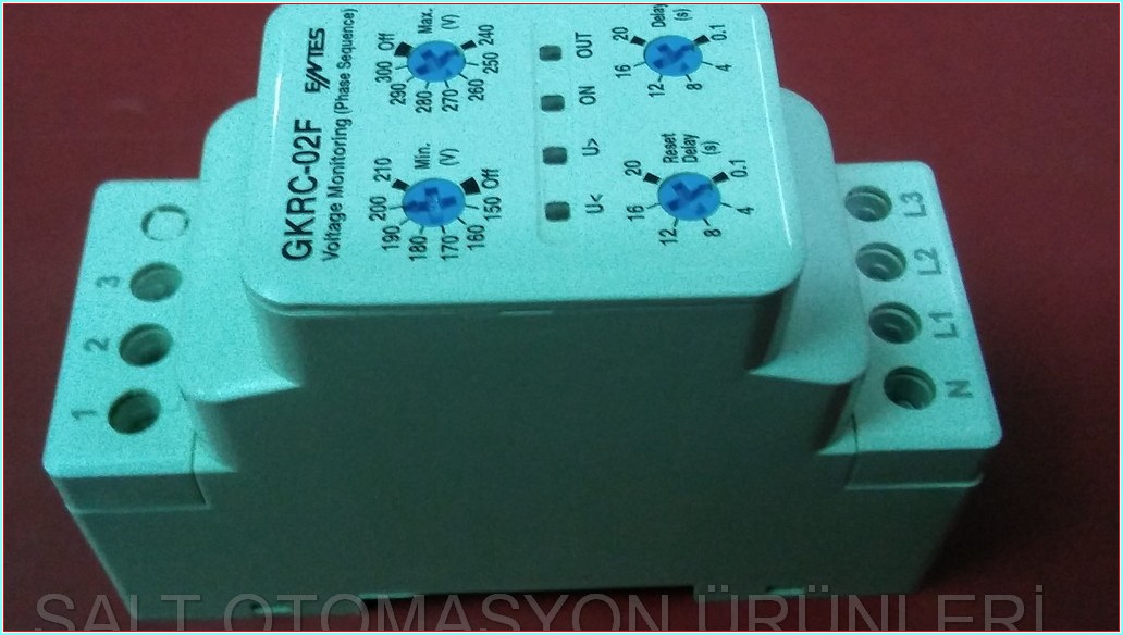 ENTES GKRC-02F GERİLİM KORUMA RÖLESİ