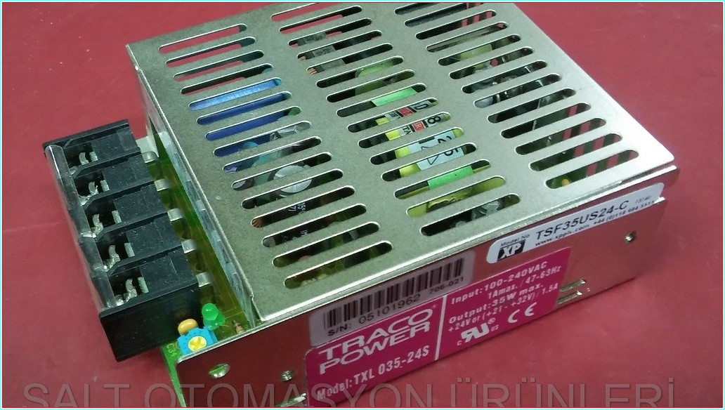 TRACO POWER TXL 035-24S 24V 1,5A POWER SUPPLY GÜÇ KAYNAĞI
