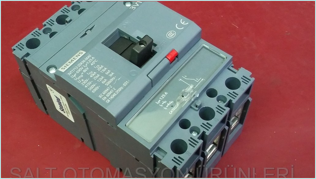 SIEMENS 3VT1 3VT1712-2DA36-0AA0 125A TMŞ DEVRE KESİCİ ŞALTER