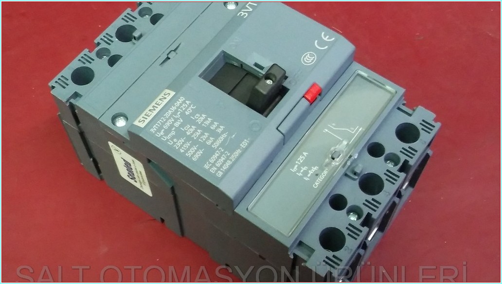 SIEMENS 3VT1 3VT1712-2DA36-0AA0 125A TMŞ DEVRE KESİCİ ŞALTER