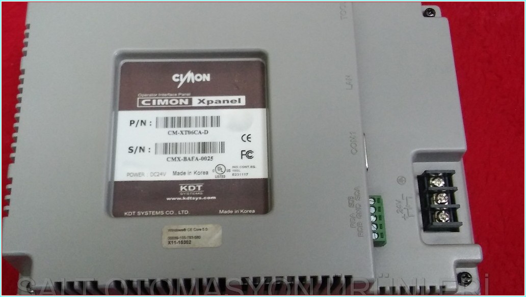 CIMON XPANEL CM-XT06CA-D CMX-BAFA-0025 TOUCH PANEL DOKUNMATİK OPERATÖR PANEL