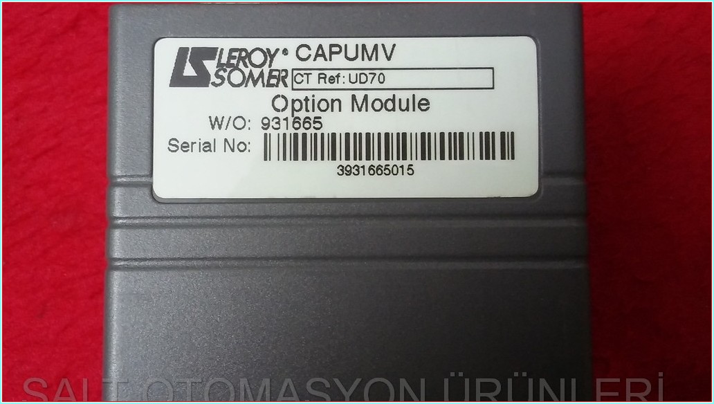 LEROY SOMER CAPUMV UD70 OPTION MODULE SEÇENEK MODÜLÜ CONTROL TECHNIQUES