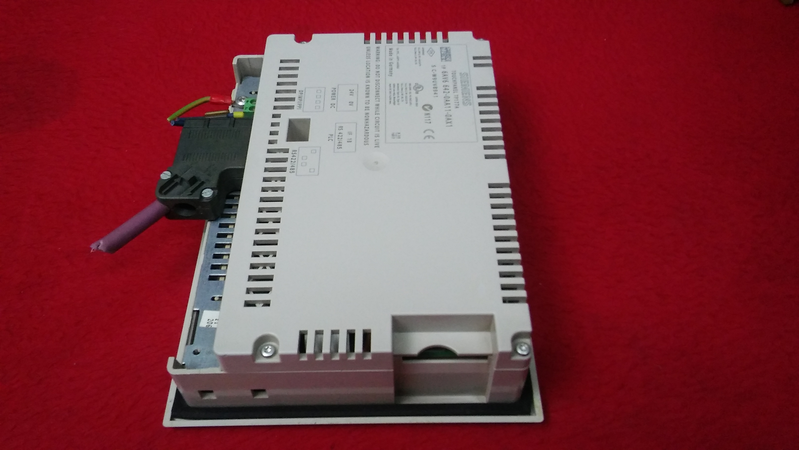 SIEMENS 6AV6 642-0AA11-0AX1 6AV6642-0AA11-0AX1 TOUCH PANEL TP177A DOKUNMATİK OPERATÖR PANEL