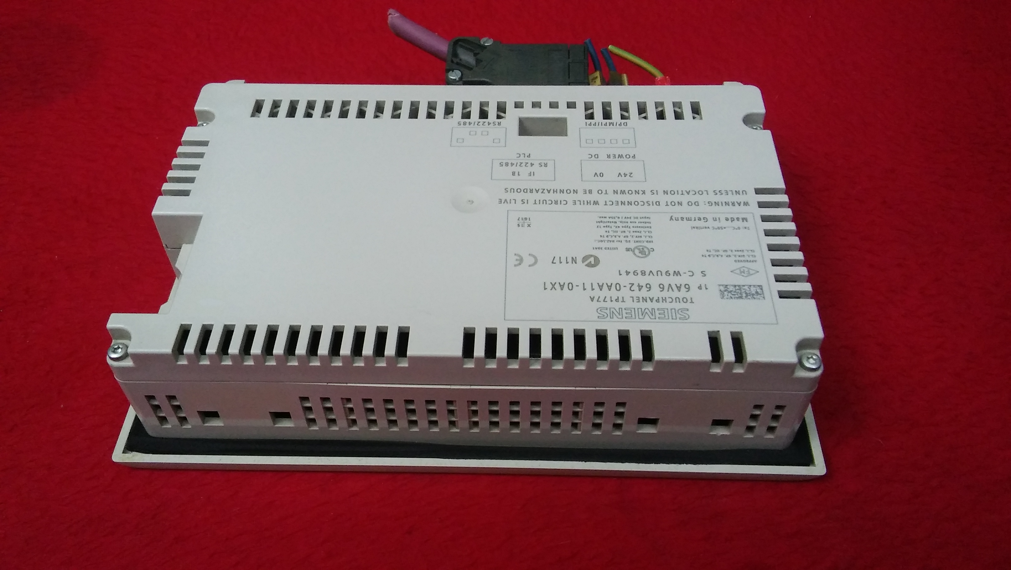 SIEMENS 6AV6 642-0AA11-0AX1 6AV6642-0AA11-0AX1 TOUCH PANEL TP177A DOKUNMATİK OPERATÖR PANEL