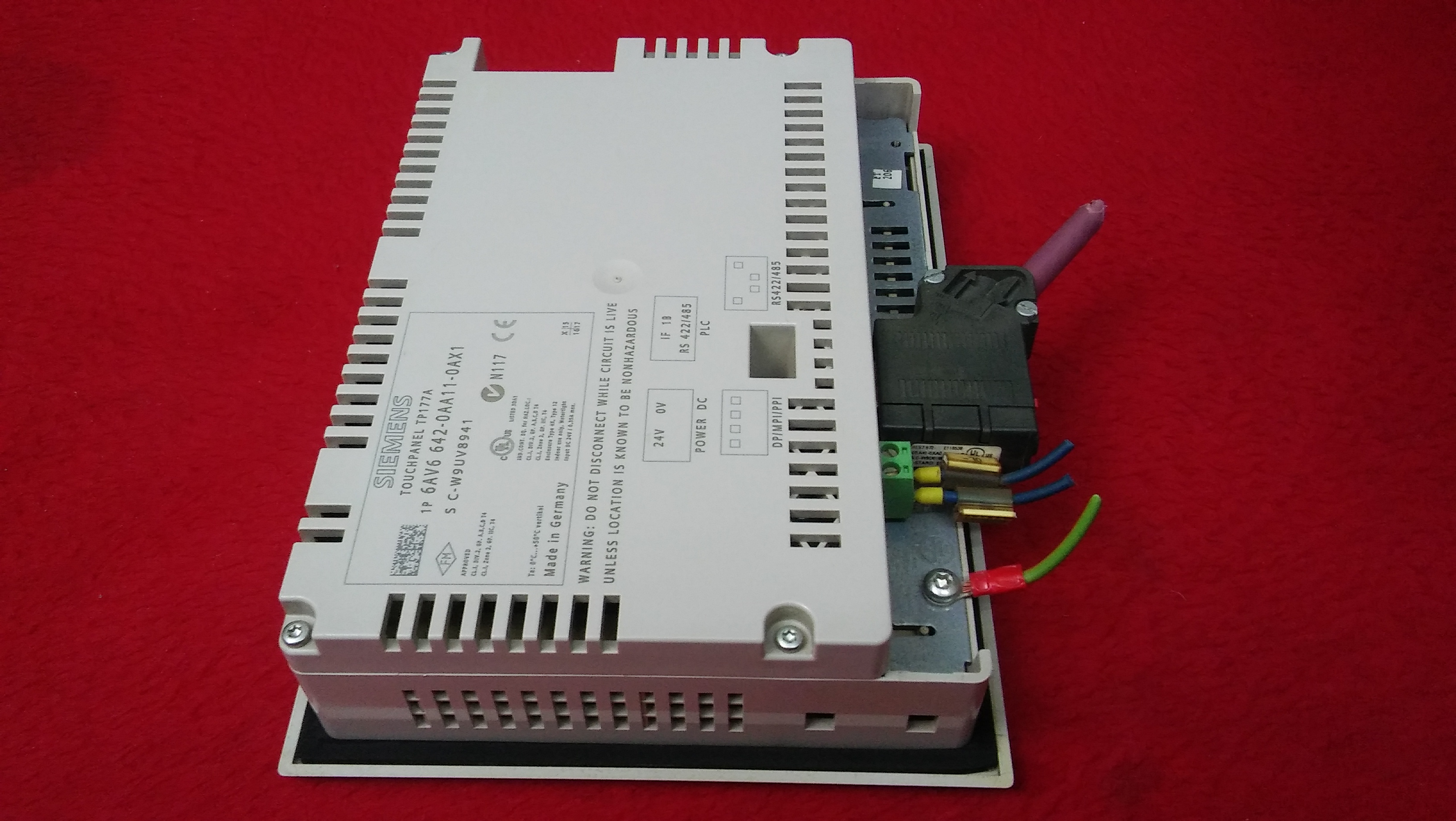 SIEMENS 6AV6 642-0AA11-0AX1 6AV6642-0AA11-0AX1 TOUCH PANEL TP177A DOKUNMATİK OPERATÖR PANEL
