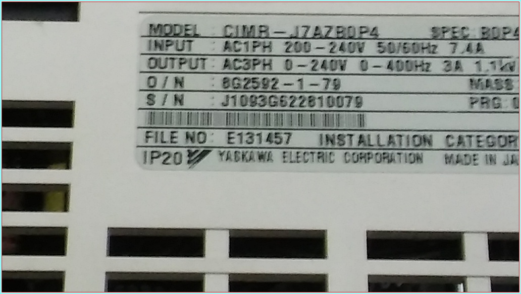 OMRON CIMR-J7AZB0P4