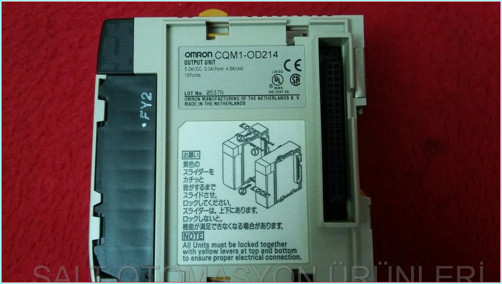 OMRON CQM1-OD214 OD214 OUTPUT UNIT PLC SIFIRDAN FARKSIZ