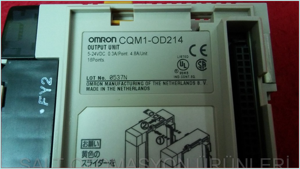 OMRON CQM1-OD214 OD214 OUTPUT UNIT PLC SIFIRDAN FARKSIZ