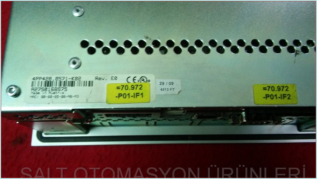 NIEHOFF GRUPPE 4PP420 0571-K02 POWER PANEL 400 TOUCH PANEL MASCHINENFABRIK B&R 3IF7220.9