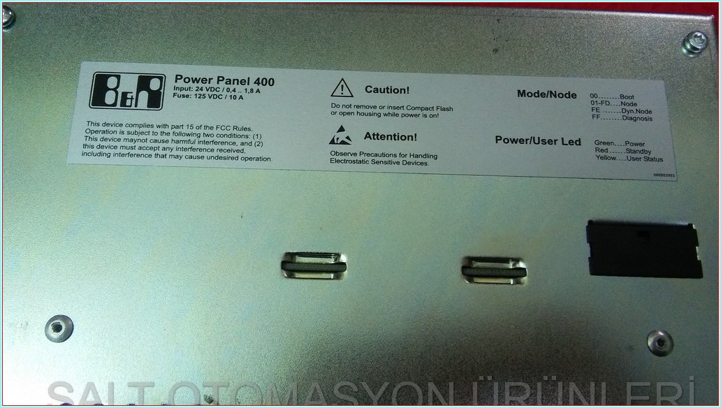 NIEHOFF GRUPPE 4PP420 0571-K02 POWER PANEL 400 TOUCH PANEL MASCHINENFABRIK B&R 3IF7220.9