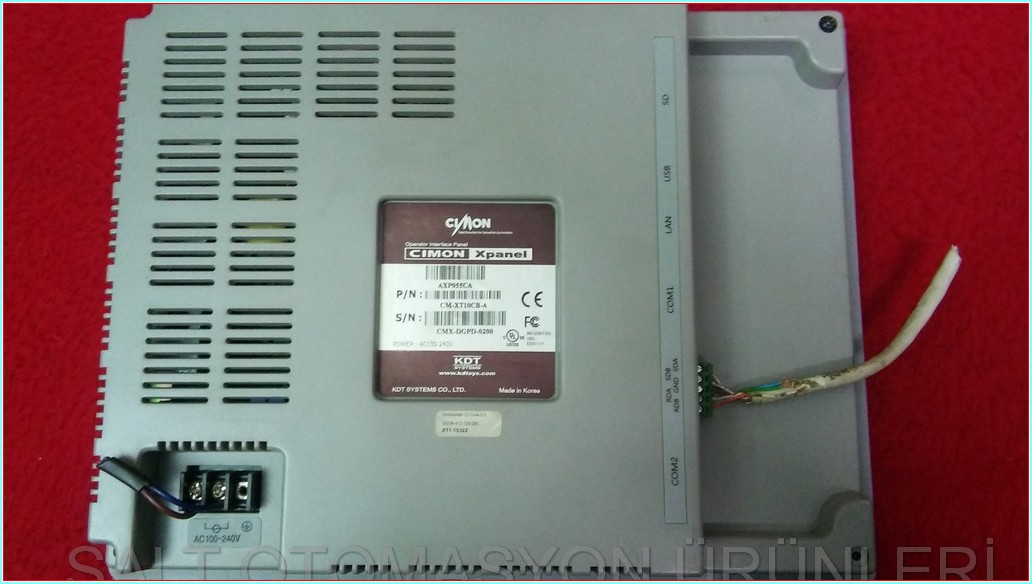 CIMON XPANEL CM-XT10CB-A CMX-DGPD-0200 TOUCH PANEL OPERATOR INTERFACE PANEL DOKUNMATİK OPERATÖR PANEL