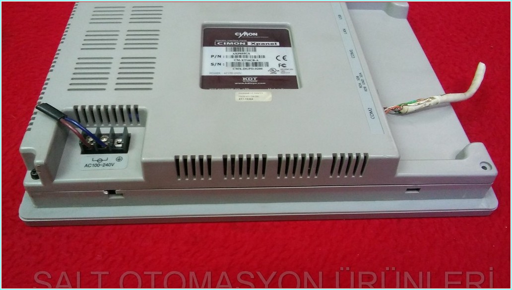 CIMON XPANEL CM-XT10CB-A CMX-DGPD-0200 TOUCH PANEL OPERATOR INTERFACE PANEL DOKUNMATİK OPERATÖR PANEL