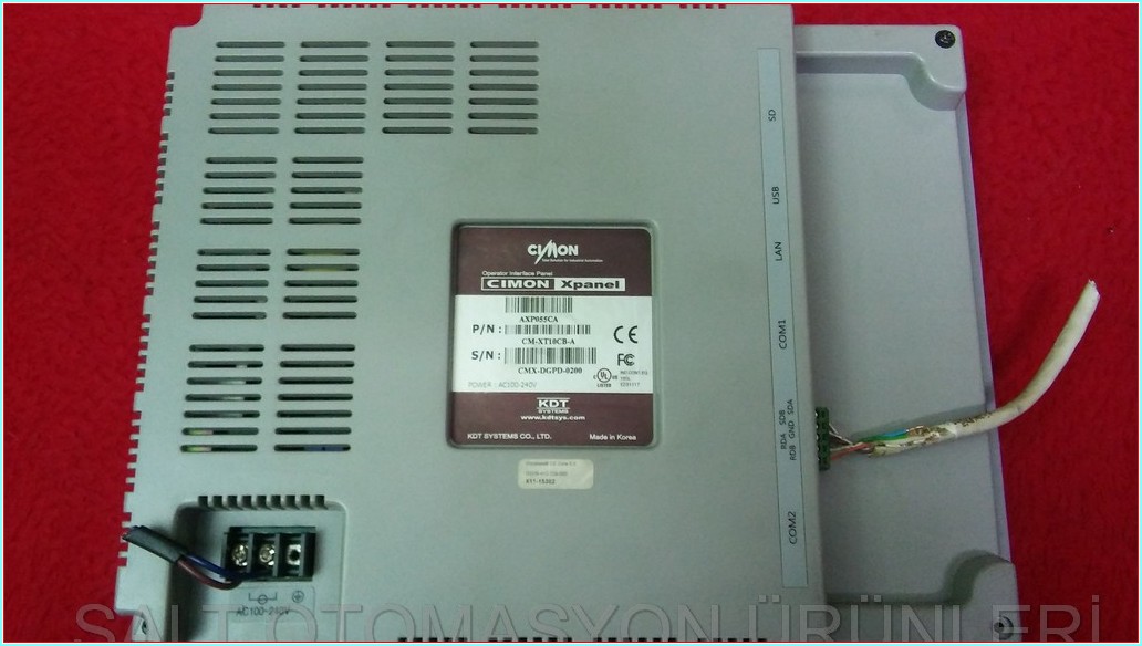 CIMON XPANEL CM-XT10CB-A CMX-DGPD-0200 TOUCH PANEL OPERATOR INTERFACE PANEL DOKUNMATİK OPERATÖR PANEL
