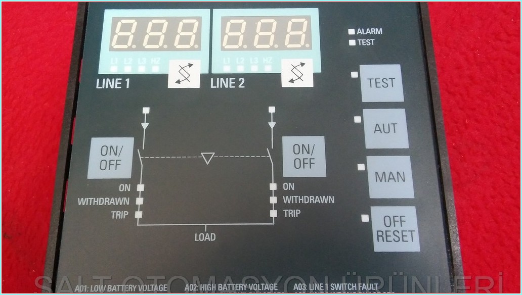 SIEMENS SENTRON ATC5300 3KC9000-8TL30 SIFIR KUTULU AUTOMATIC TRANFER CONTROLLER OTOMATİK TRANSFER KONTROL CİHAZI