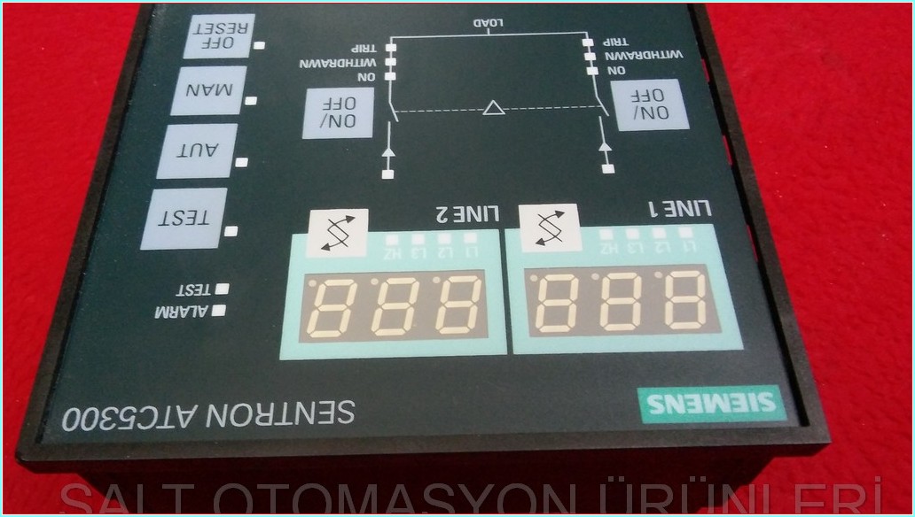 SIEMENS SENTRON ATC5300 3KC9000-8TL30 SIFIR KUTULU AUTOMATIC TRANFER CONTROLLER OTOMATİK TRANSFER KONTROL CİHAZI