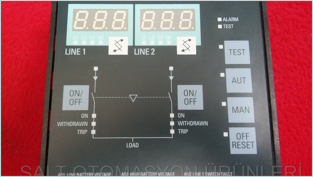 SIEMENS SENTRON ATC5300 3KC9000-8TL30 SIFIR KUTULU AUTOMATIC TRANFER CONTROLLER OTOMATİK TRANSFER KONTROL CİHAZI