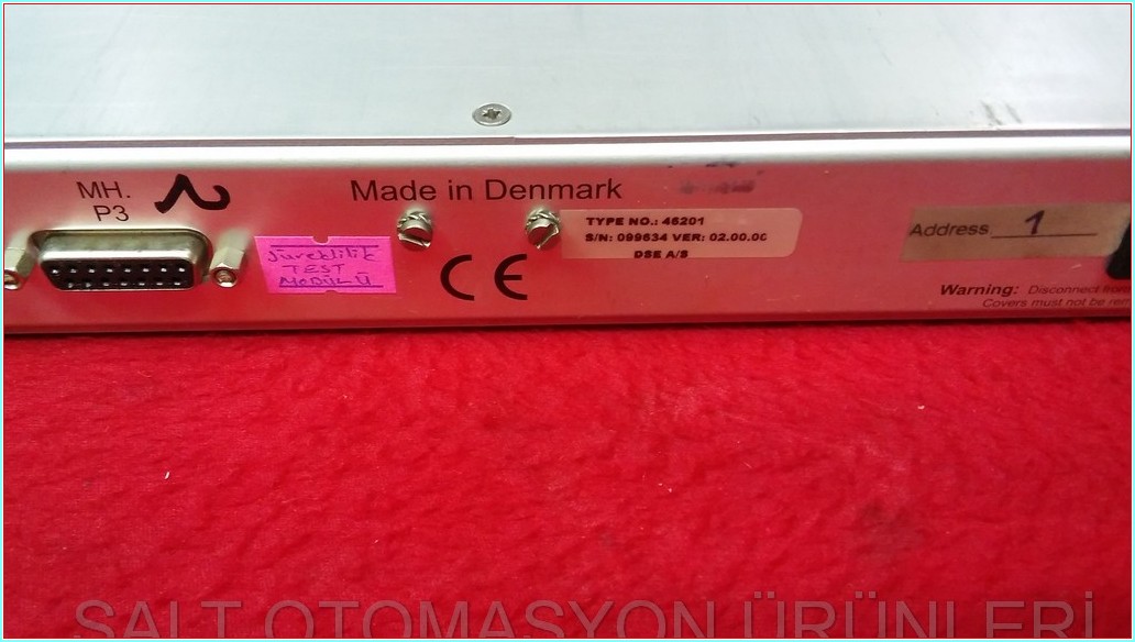 HVC PROCESSOR MODULE 46201 SÜREKLİLİK TEST MODÜLÜ
