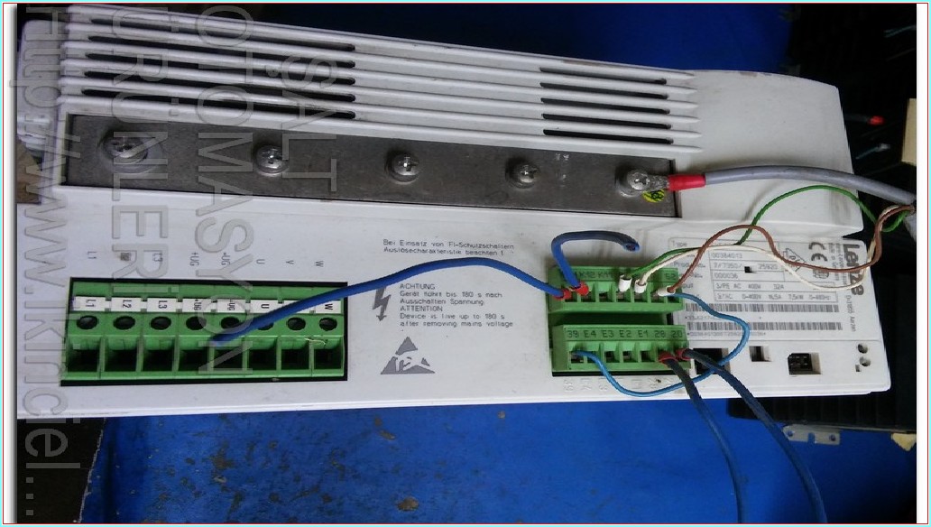LENZE EVF8217-E 7,5KW SÜRÜCÜ INVERTER DRIVER 7,5 KW HIZ KONTROL