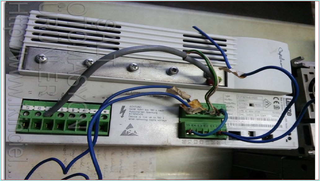 LENZE EVF8217-E 7,5KW SÜRÜCÜ INVERTER DRIVER 7,5 KW HIZ KONTROL