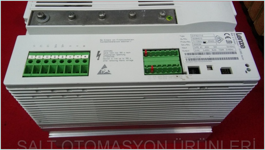 LENZE EVF8217-E 7,5KW SÜRÜCÜ INVERTER DRIVER 7,5 KW HIZ KONTROL