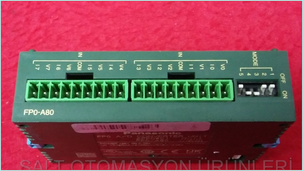 PANASONIC FP0-A80 AFP0401 FP0 A-D CONVERTER UNIT PLC EK MODÜL