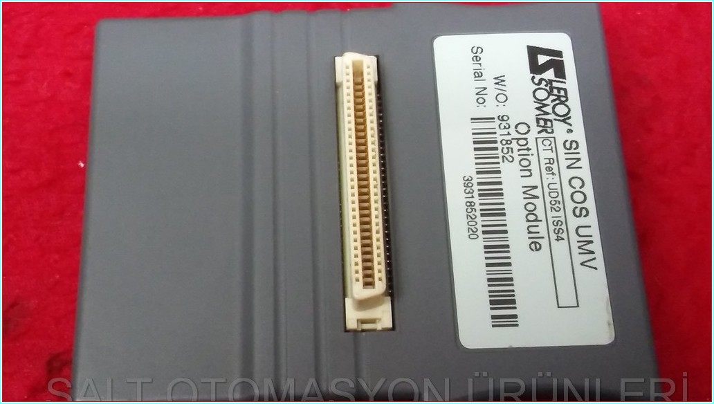 LEROY SOMER SIN COS UMV UD52 ISS4 OPTİON MODULE OPSİYON MODÜLÜ