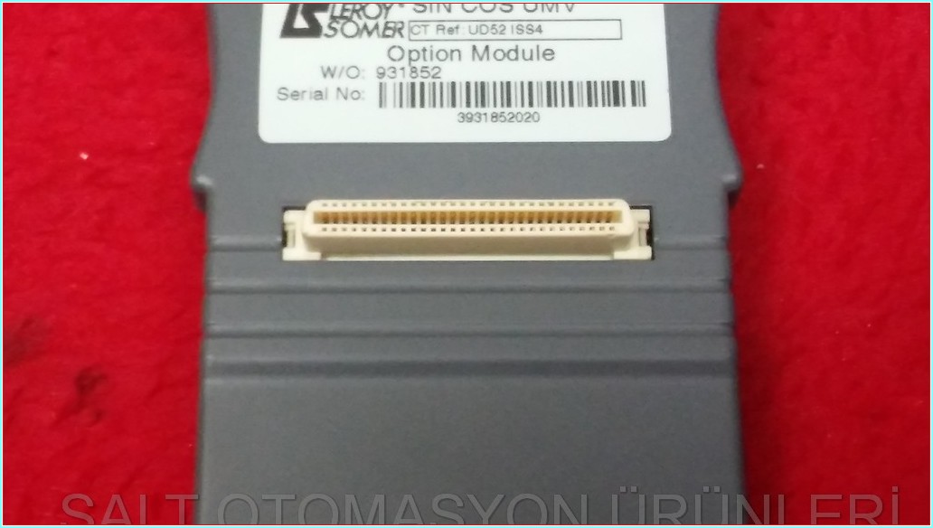 LEROY SOMER SIN COS UMV UD52 ISS4 OPTİON MODULE OPSİYON MODÜLÜ