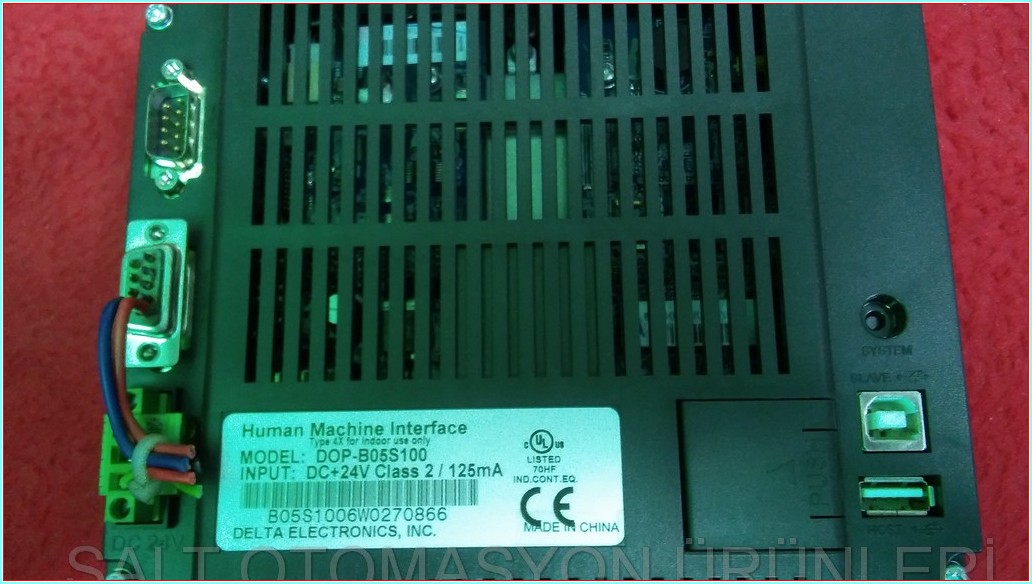 DELTA DOP-B05S100 HUMAN MACHİNE INTERFACE HMI TOUCH PANEL