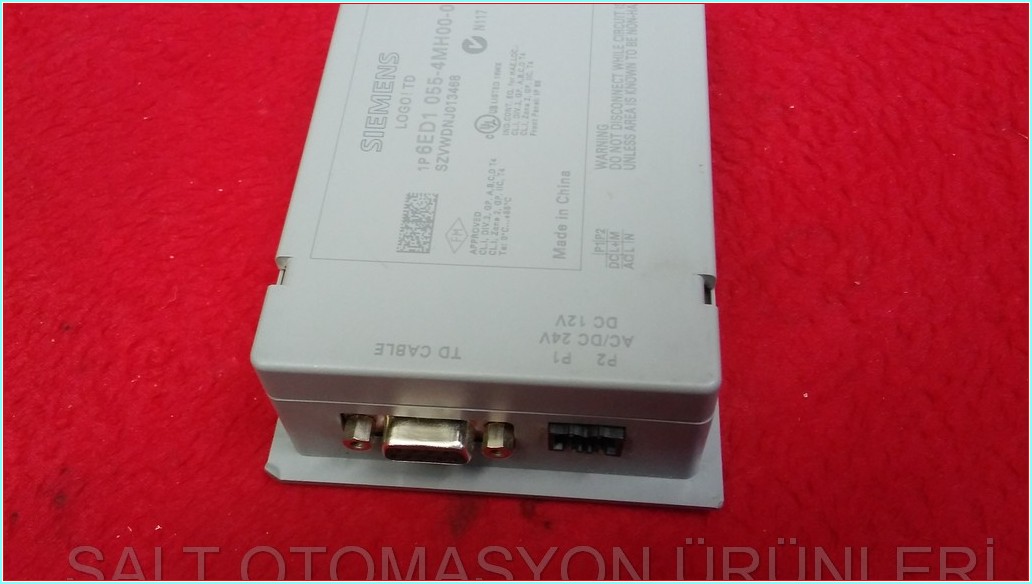SIEMENS 6ED1 055-4MH00-0BA0 LOGO TD OPERATÖR PANEL
