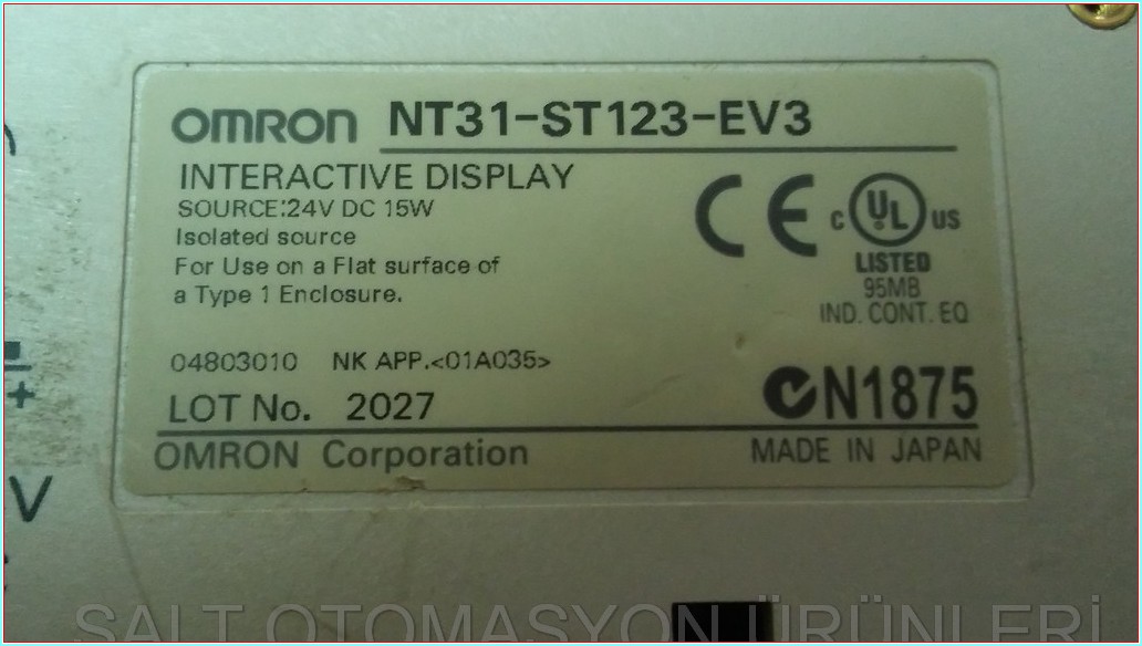 OMRON NT31-ST123-EV3 NT31 ST123 EV3 NT31ST123EV3