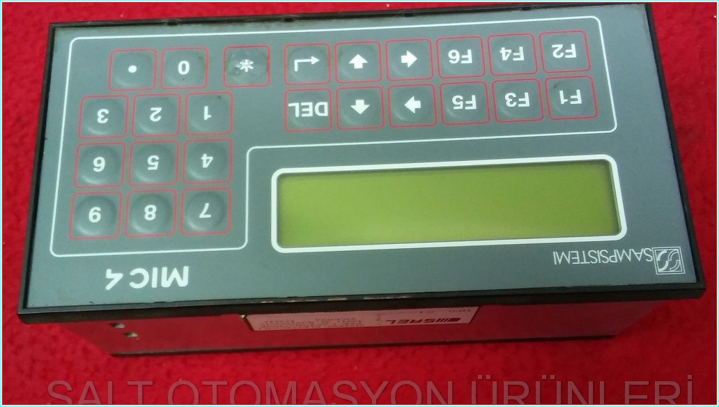 SAMPSISTEMI MIC4 MIC4TP UC1502 SAEL KONTROL PANELİ