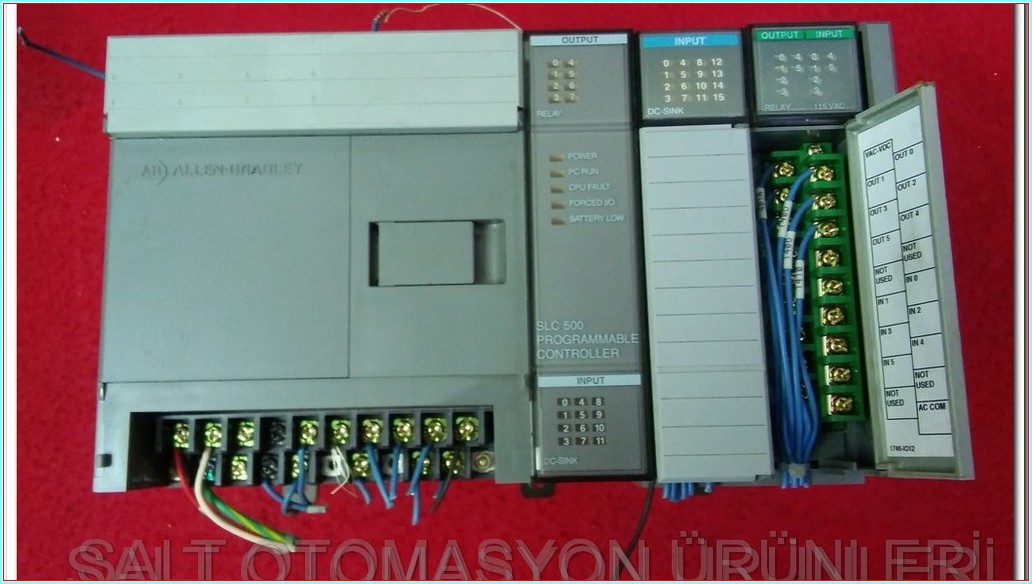 ALLEN BRADLEY SLC 500 1747-L20C PROCESSOR UNIT 20 I-O PLC