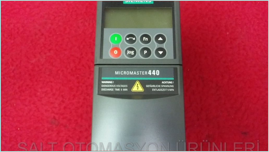SIEMENS 6SE6440-2UC13-7AA1 0,37KW MICROMASTER 440 SÜRÜCÜ INVERTER