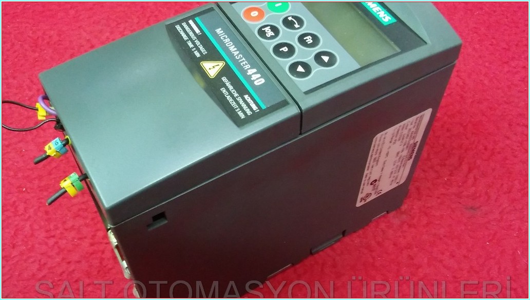 SIEMENS 6SE6440-2UC13-7AA1 440 0,37KW MICROMASTER 440 SÜRÜCÜ INVERTER
