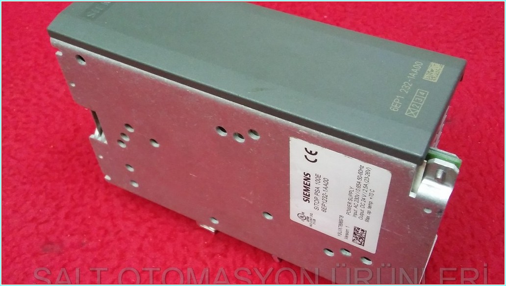 SIEMENS 6EP1 232-1AA00 SITOP PSA 100E POWER SUPPLY GÜÇ KAYNAĞI