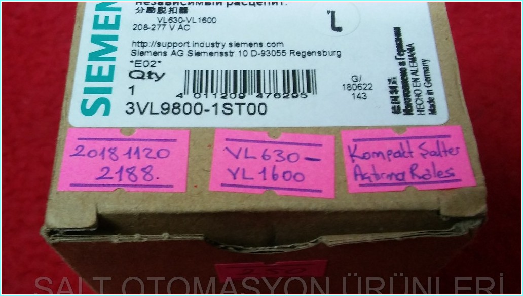 3VL9800-1ST00 SİEMENS