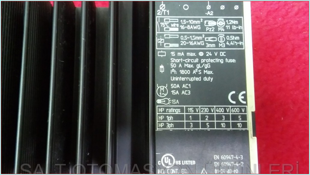 ALLEN BRADLEY 156-A50CB1 SOLİD STATE CONTACTOR 1 PH KATI HAL KONTAKTÖRÜ
