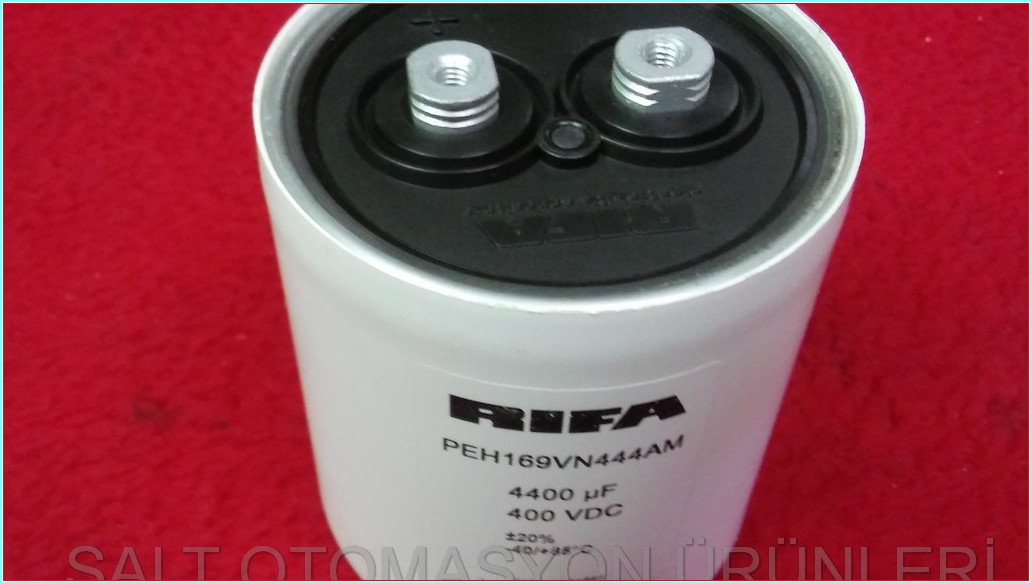 RIFA PEH169VN444AM 4400 MİKROFARAD 400VDC 4400MF-400VDC SÜRÜCÜ KONDANSATÖRÜ