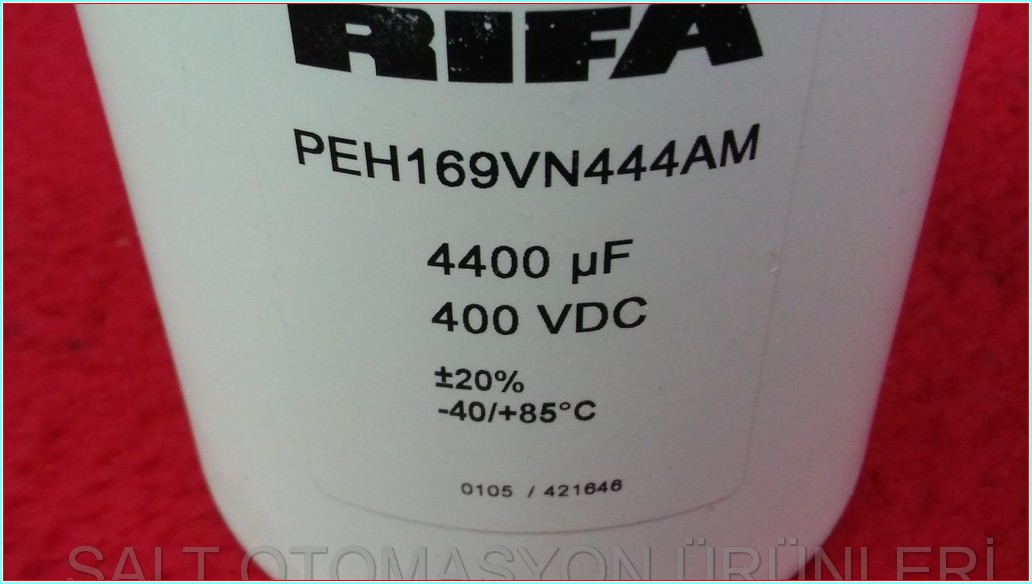 RIFA PEH169VN444AM 4400 MİKROFARAD 400VDC 4400MF-400VDC SÜRÜCÜ KONDANSATÖRÜ