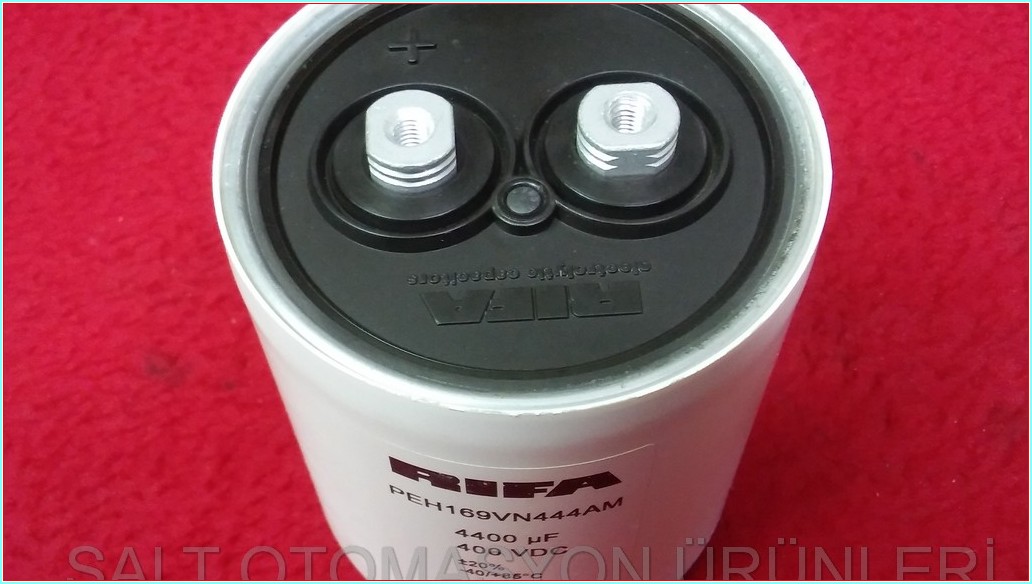 RIFA PEH169VN444AM 4400 MİKROFARAD 400VDC 4400MF-400VDC SÜRÜCÜ KONDANSATÖRÜ