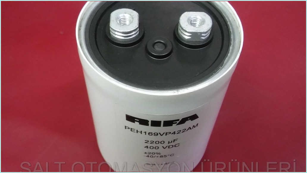 RIFA PEH169VP422AM 2200MF-400VDC 2200 MİKROFARAD 400VDC SÜRÜCÜ KONDANSATÖRÜ