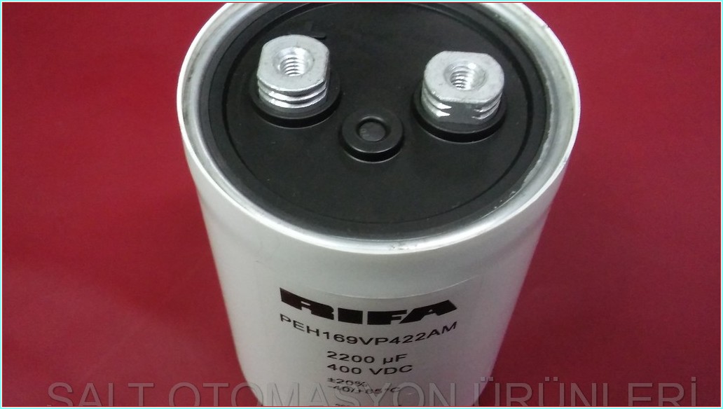 RIFA PEH169VP422AM 2200MF-400VDC 2200 MİKROFARAD 400VDC SÜRÜCÜ KONDANSATÖRÜ