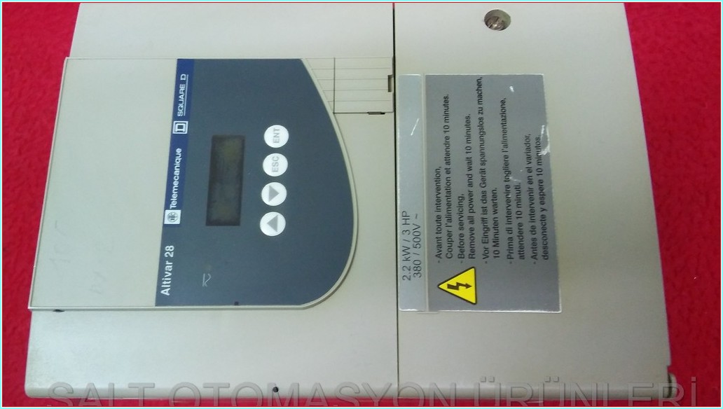 TELEMECANİQUE ATV28HU41N4 2,2KW 380V SÜRÜCÜ ATV28 ALTİVAR 28 INVERTER