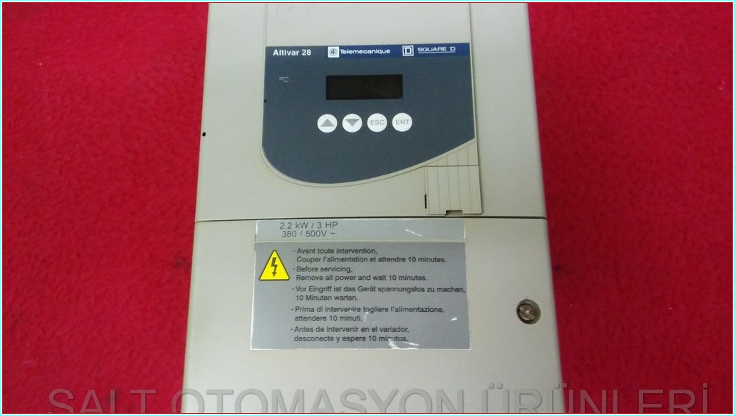 TELEMECANİQUE ATV28HU41N4 2,2KW 380V SÜRÜCÜ ATV28 ALTİVAR 28 INVERTER