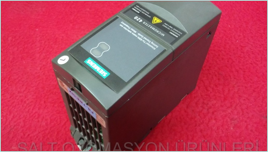 SIEMENS 6SE6420-2AB17-5AA1 0,75KW MICROMASTER420 SÜRÜCÜ INVERTER