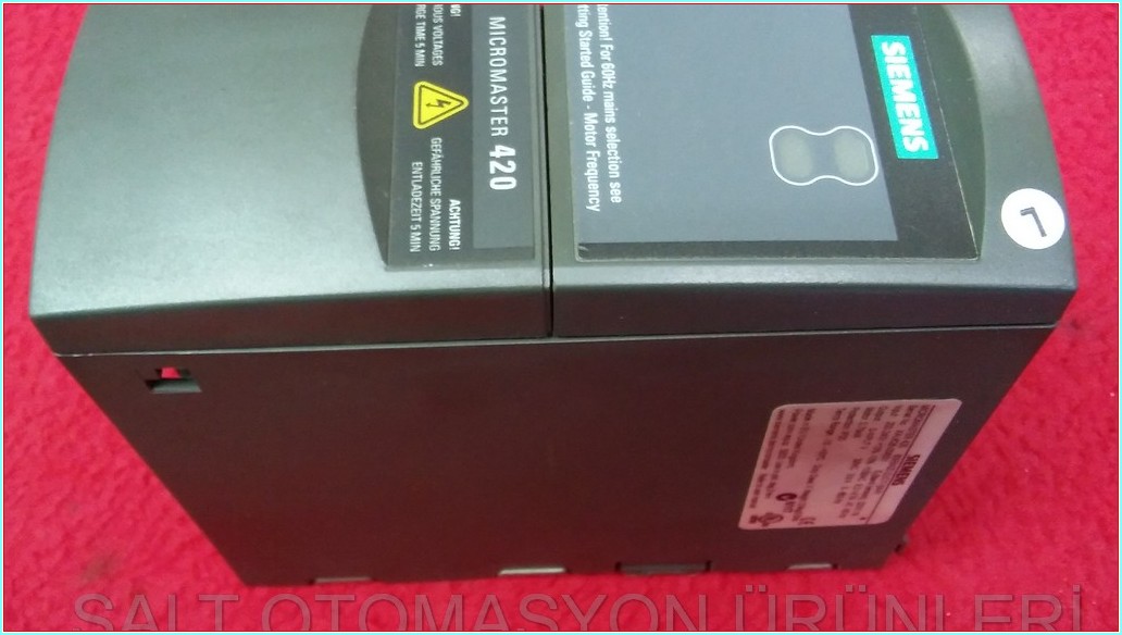 SIEMENS 6SE6420-2AB17-5AA1 0,75KW MICROMASTER420 SÜRÜCÜ INVERTER