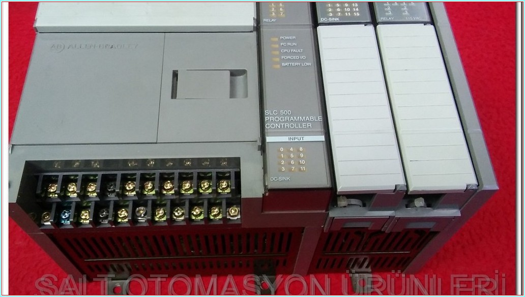 ALLEN BRADLEY SLC 500 1747-L20C PROCESSOR UNIT 20 I-O PLC