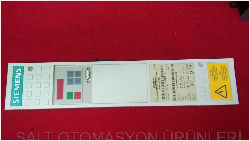 SIEMENS 6SE7016-1EA51-Z FREQUENZUMRICHTER AC DRIVE SIMOVERT MC MASTERDRIVE